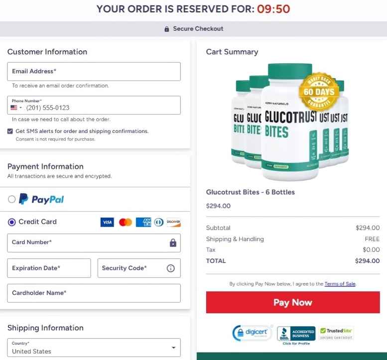 GlucoTrust Bites GlucoTrust Bites Order Page